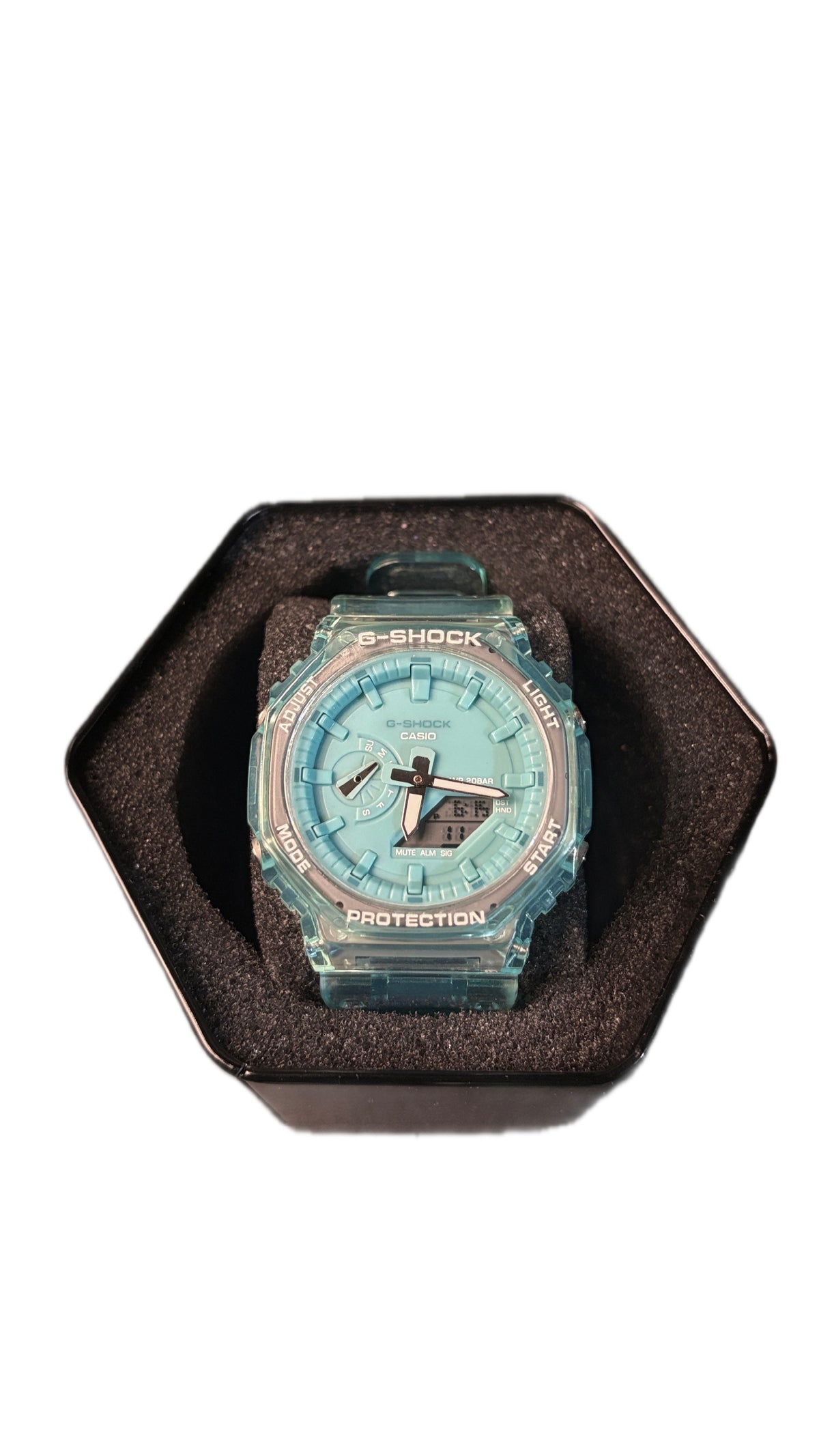 G Shock Clear Blue